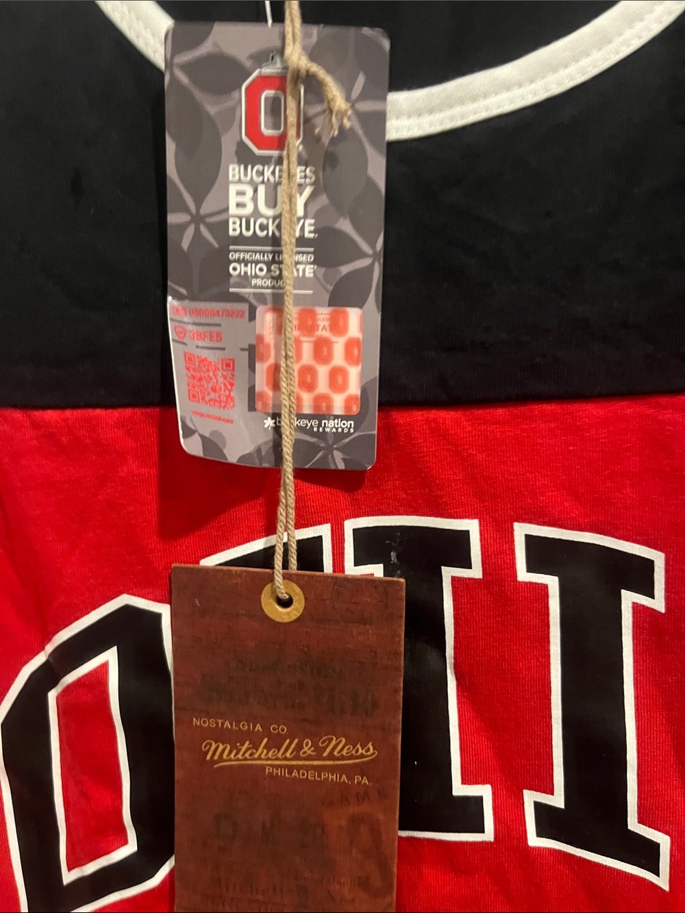 Ohio State Buckeyes Red & Black Tank Top - Picture 2 of 6